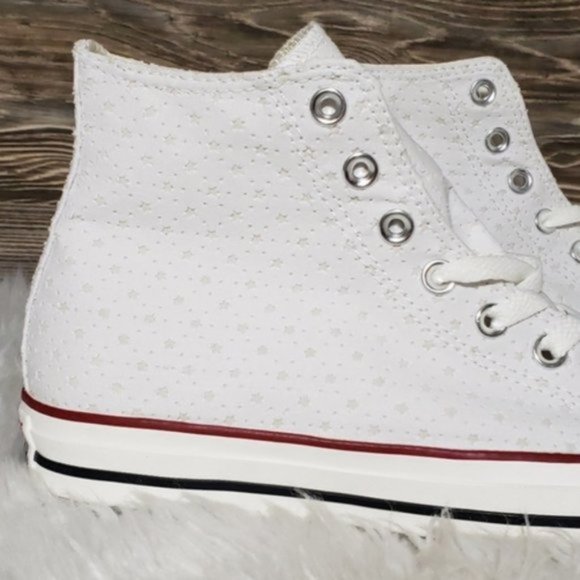 New Converse Chuck Taylor All Star Hi White Star - Picture 3 of 8